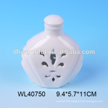 Popular design white porcelain wine bottle with led light